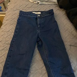 top shop joni jeans (dark blue )